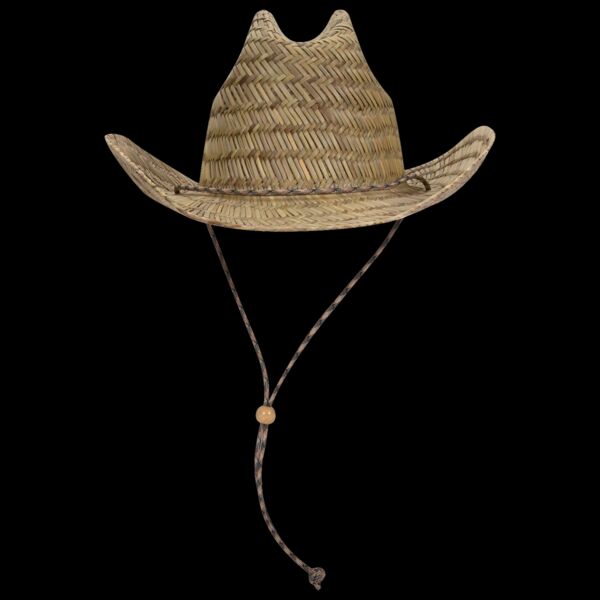 OTTO CAP Straw Cowboy Hat w/Adjustable Cord Thumbnail