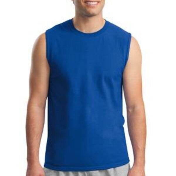Ultra Cotton ® Unisex Sleeveless T-Shirt Thumbnail