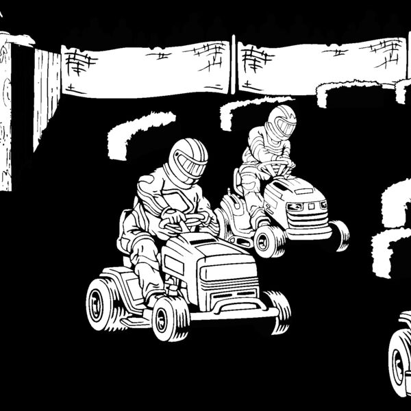 lawn mower race Thumbnail