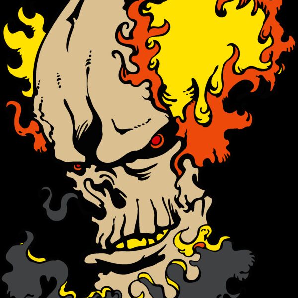 flaming skull 02 Thumbnail