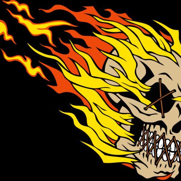 flaming skull 01 Thumbnail