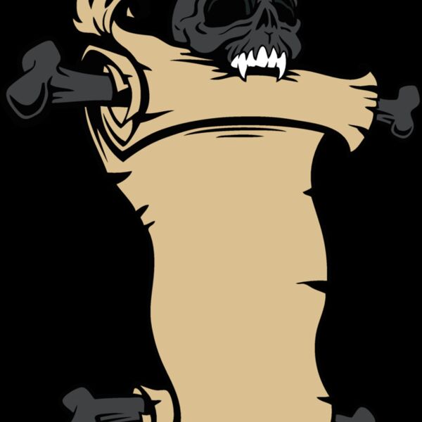 skull and scroll Thumbnail