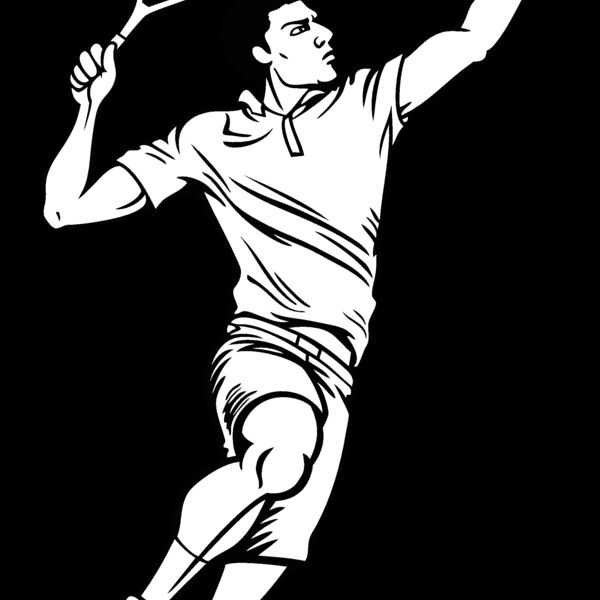 tennis03v4bw Thumbnail