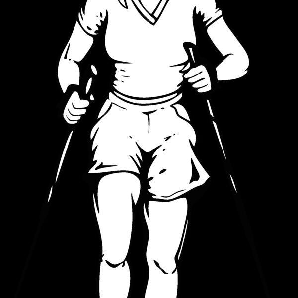 nordic walking 03bw Thumbnail