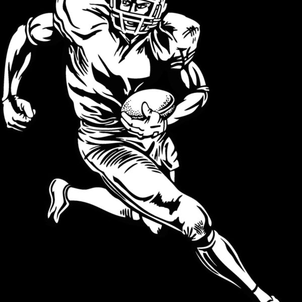 footbllplyr02v4bw Thumbnail