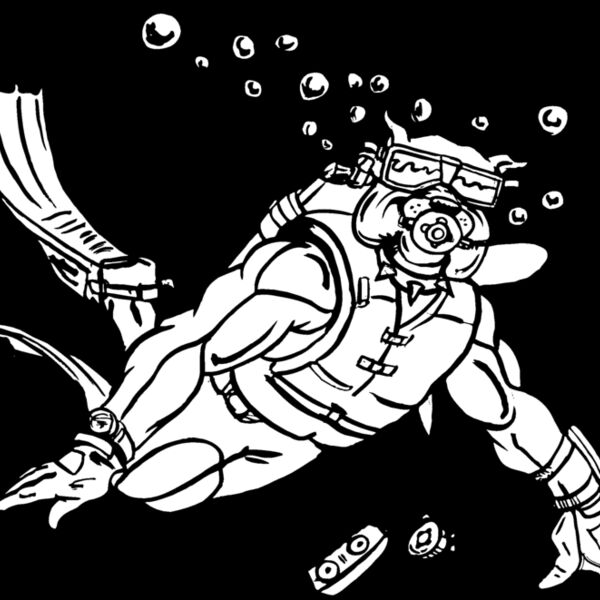 Bulldog Scuba diver Thumbnail