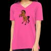 Missy's Relaxed Jersey Short-Sleeve V-Neck T-Shirt Thumbnail