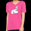 Missy's Relaxed Jersey Short-Sleeve V-Neck T-Shirt Thumbnail