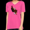 Missy's Relaxed Jersey Short-Sleeve V-Neck T-Shirt Thumbnail