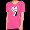 Missy's Relaxed Jersey Short-Sleeve V-Neck T-Shirt Thumbnail