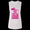 Ladies' Bella Flowy Scoop Muscle Tank Thumbnail